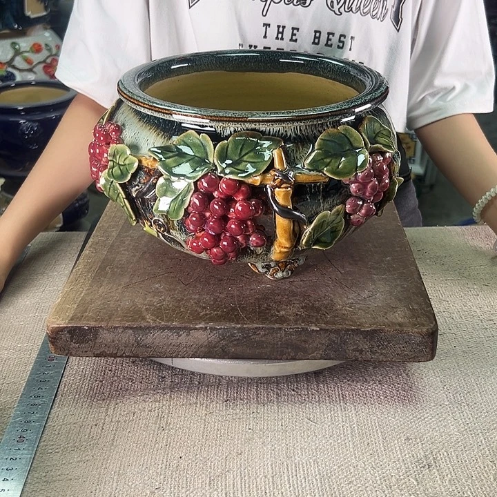 泳坤堂石湾盆陶瓷