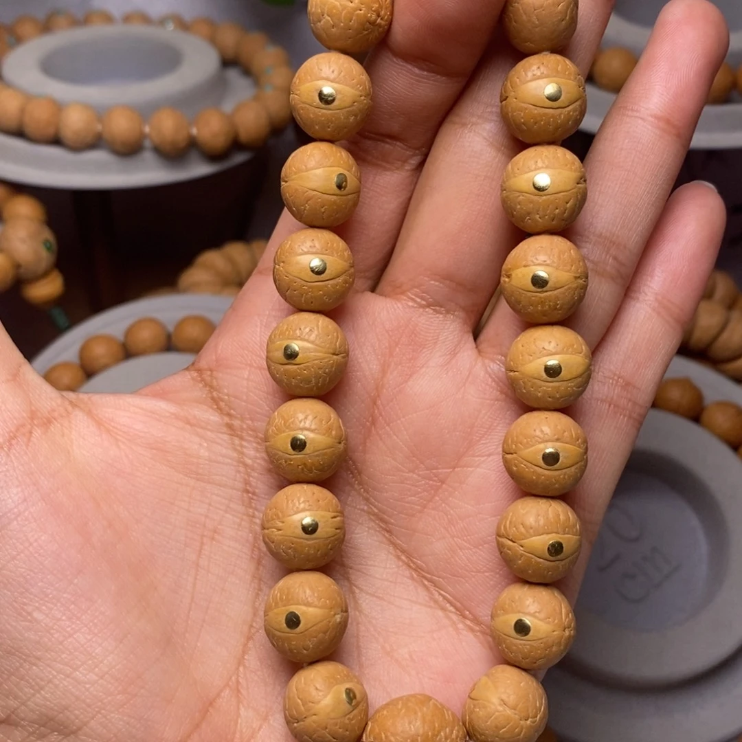 凤眼菩提吊坠手串