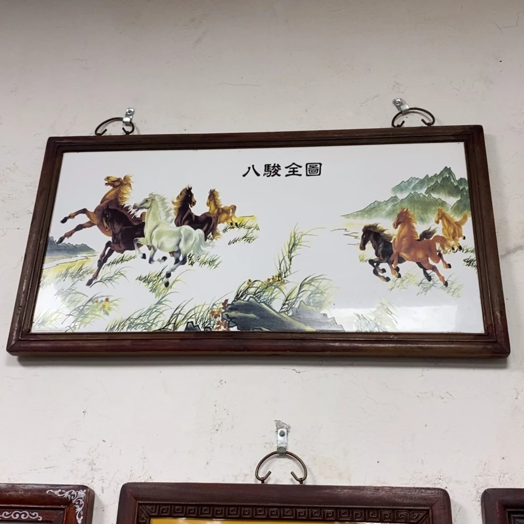 瓷片86*46 景德镇瓷板画柴窑烧制