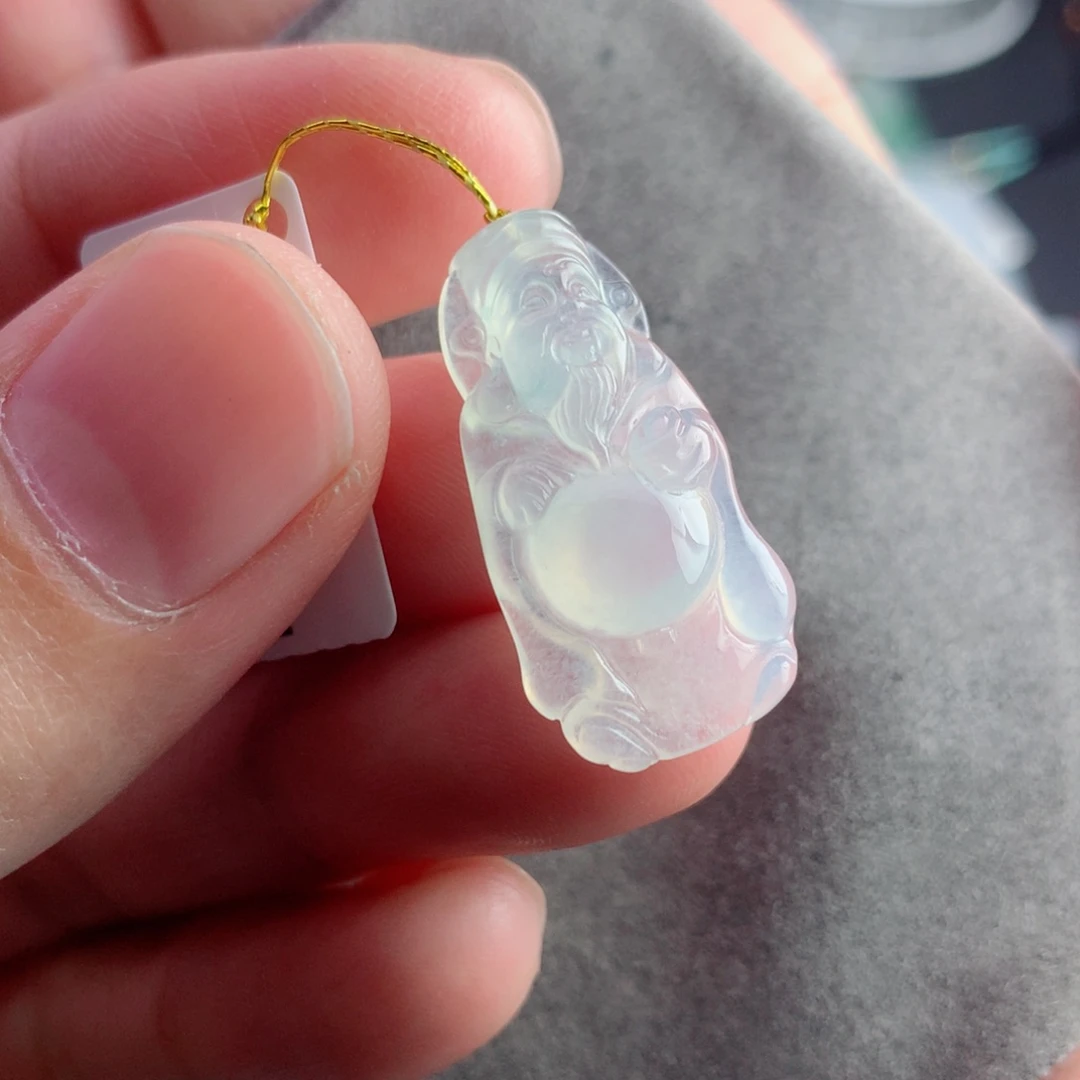 颈饰未镶嵌翡翠财爷