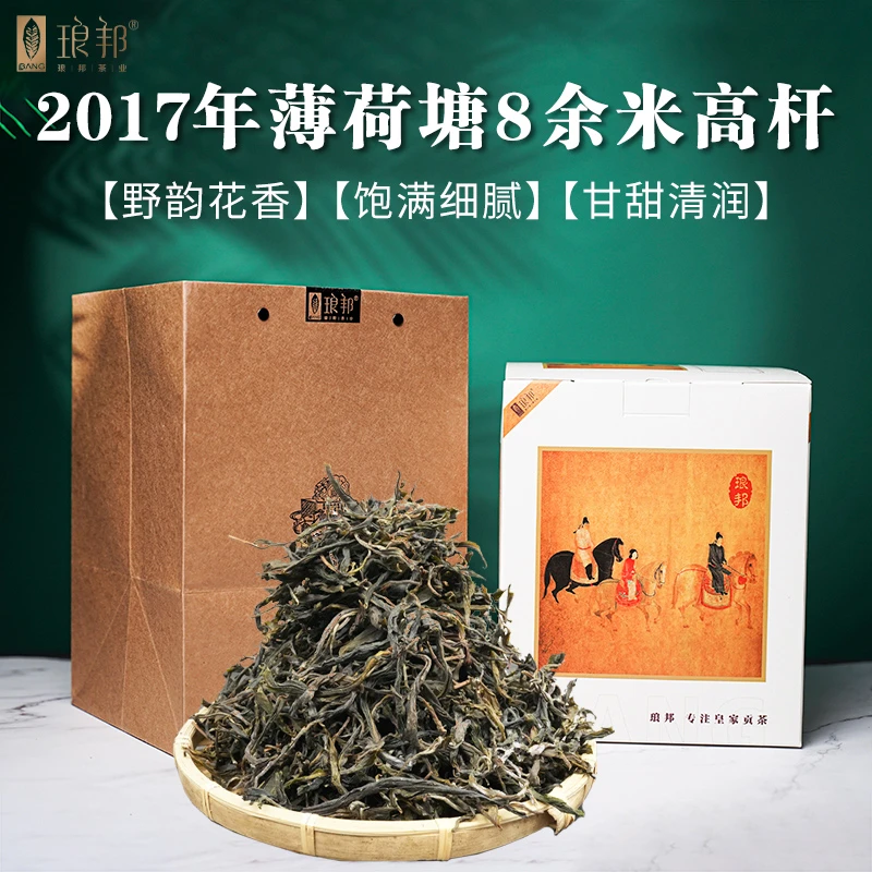 琅邦2017年薄荷塘8余米高杆挑采（臻系列）散毛茶