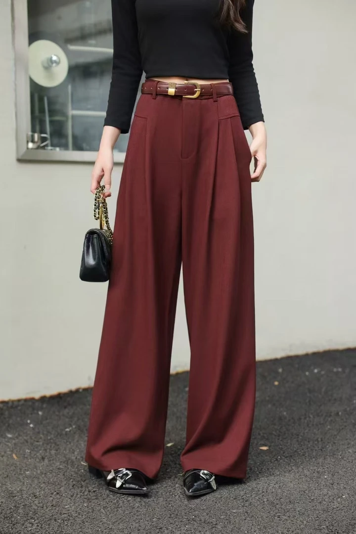 冬款时尚洋气阔腿裤