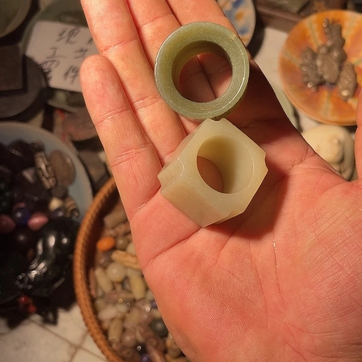 百***缘有机玻璃工艺品扳指