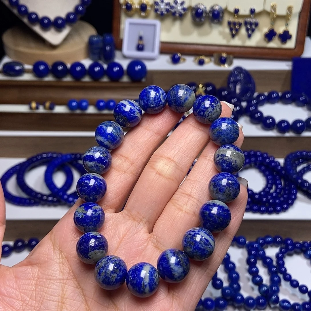 青金石未镶嵌12mm+福利手串