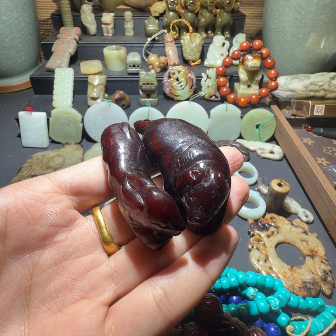 未镶嵌和田玉（糖玉）挂件豪**丈