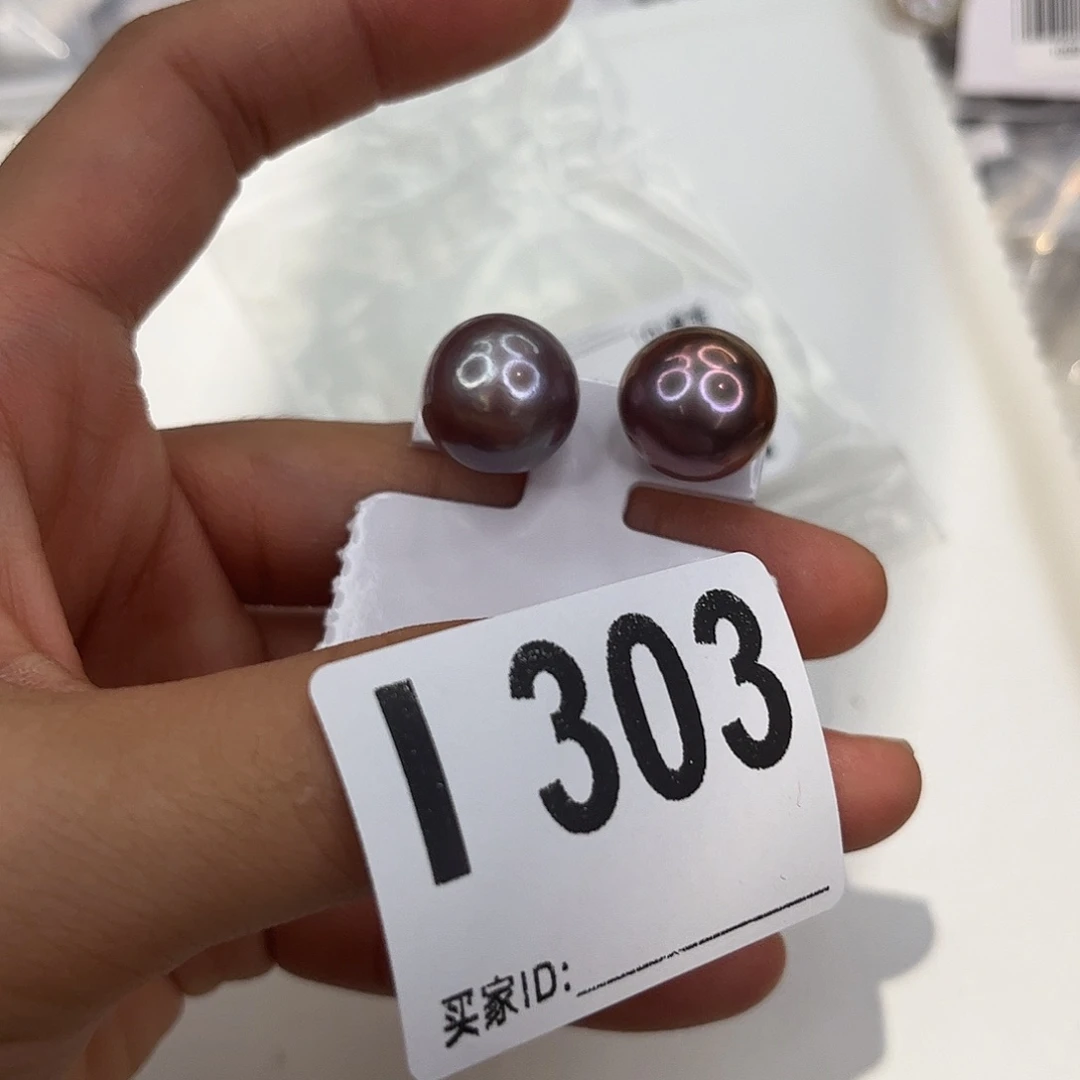 耳饰淡水珍珠银S925镶嵌