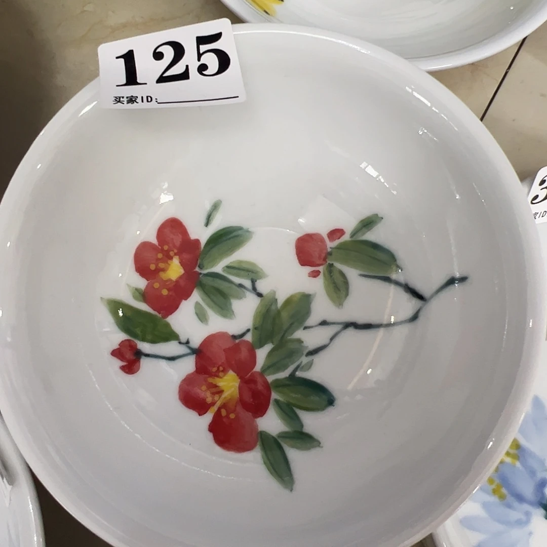 瓷片景德镇陶瓷手工手绘制作