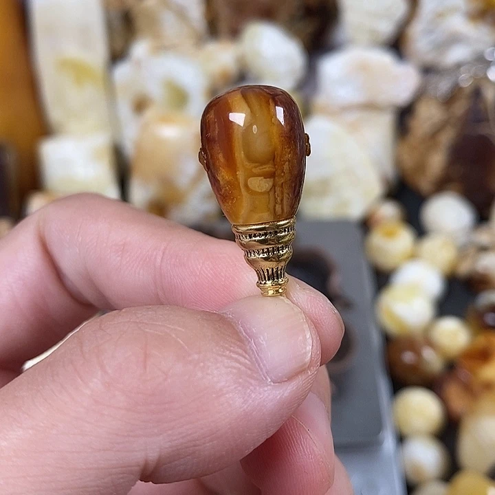 未镶嵌琥珀裸石我