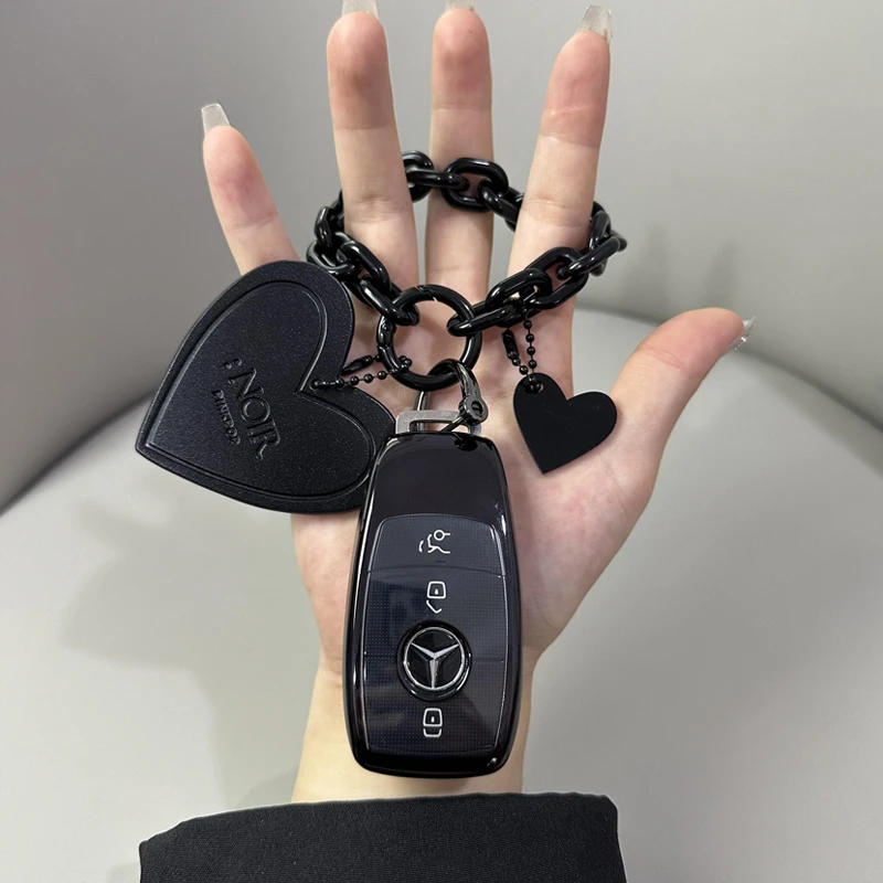 奔驰e300钥匙套cla200汽车扣glc300保护S级E350el/glb220链包b180