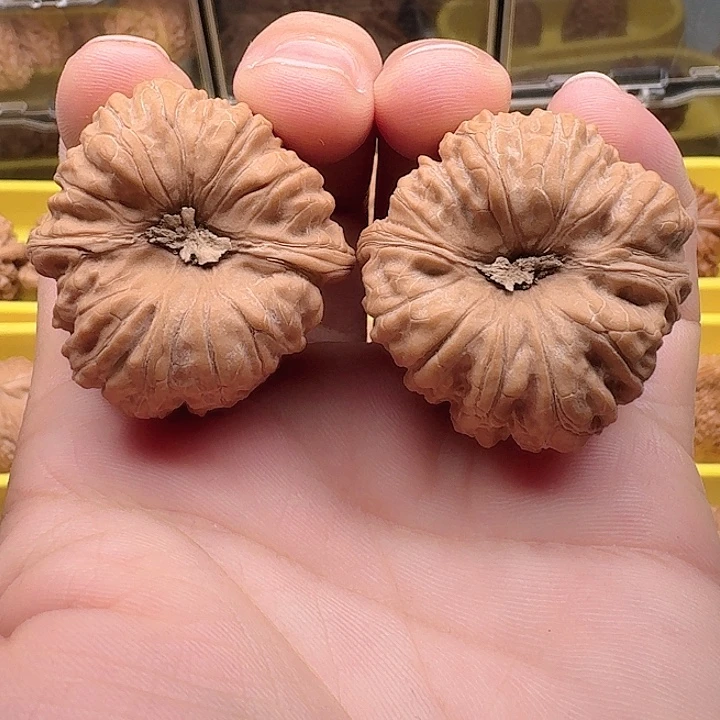 把件文玩核桃平谷凹底