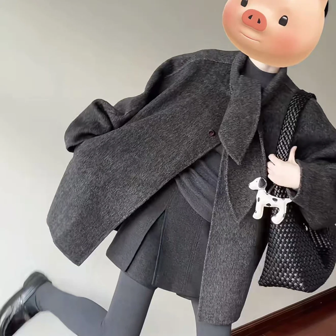 La Chapelle/拉夏贝尔秋冬款外套秋冬新款冬小众独特小个子气质高