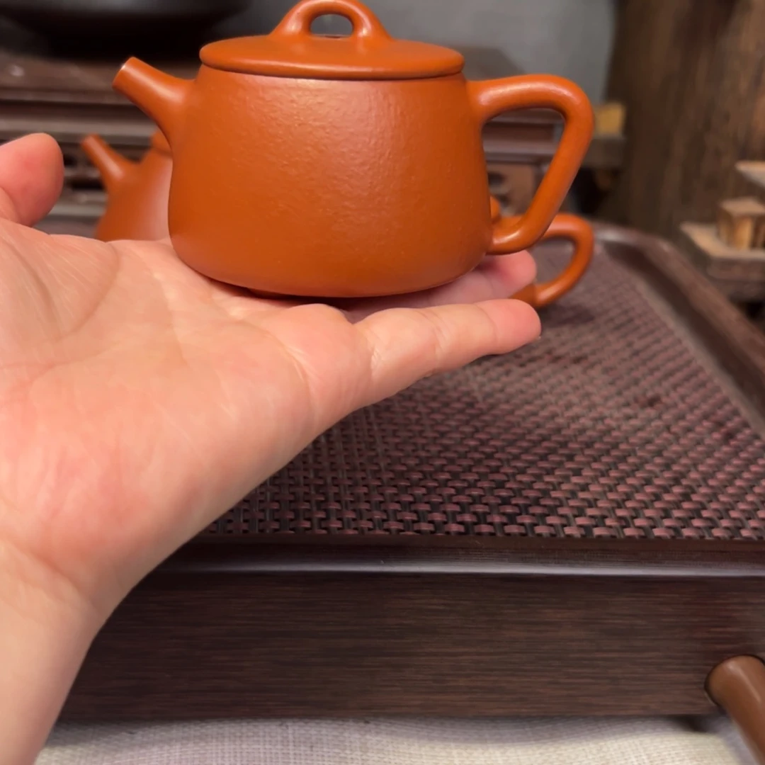 紫砂茶壶天*全手紫砂