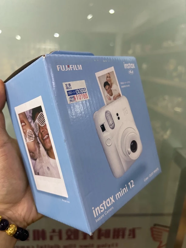 准新品 Fujifilm/富士 拍立得mini12白色包装全新配有电绳透明壳