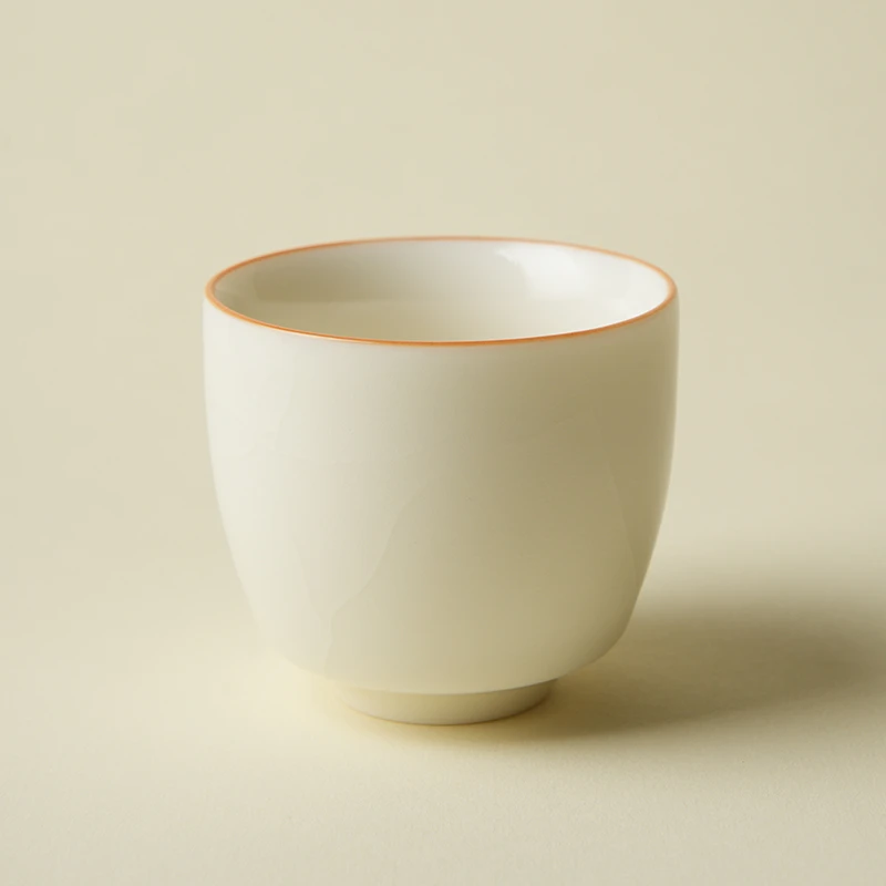 喜嘉茶器哥窑冰裂釉束口杯主人杯