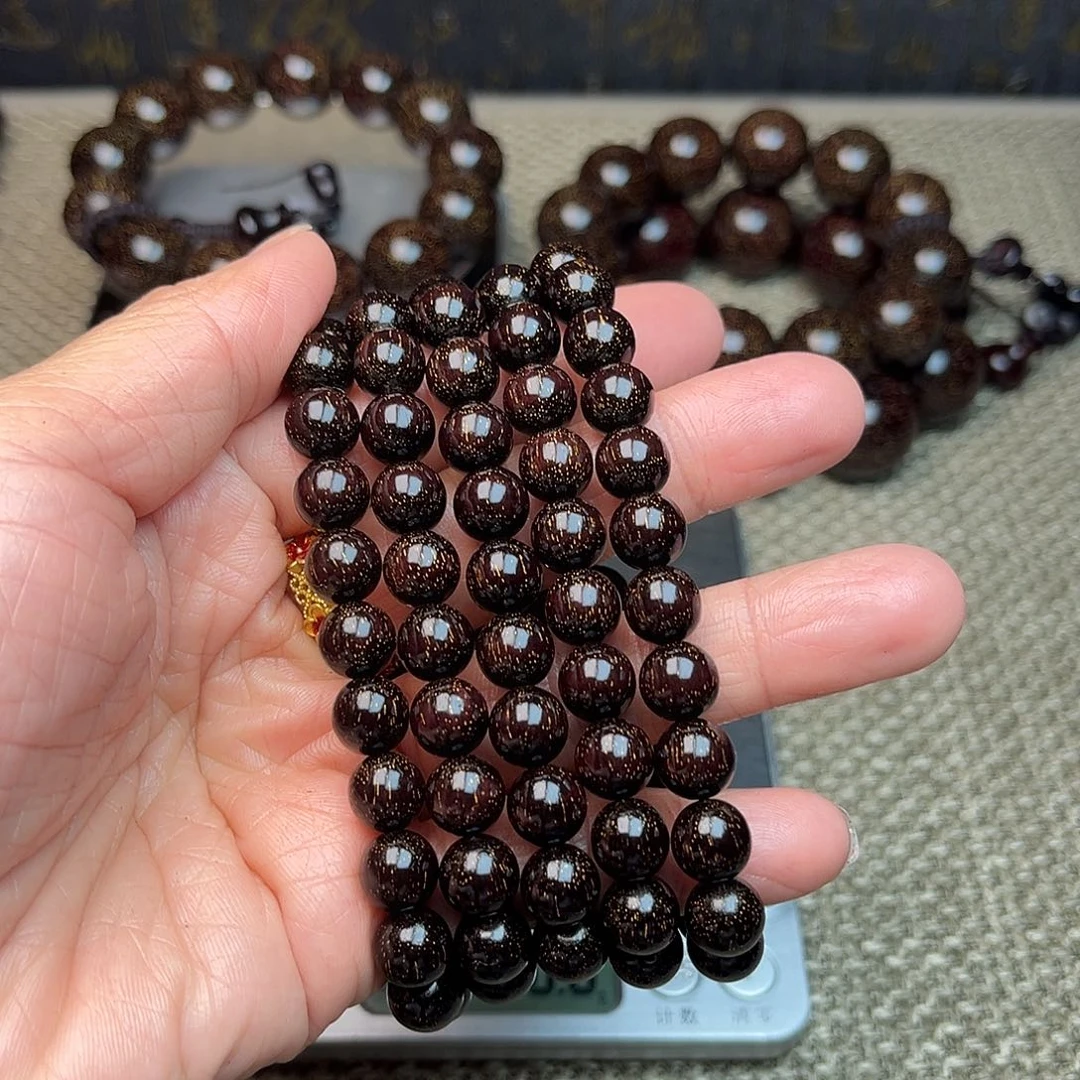 檀香紫檀（小叶紫檀）0.8 108颗 爆星