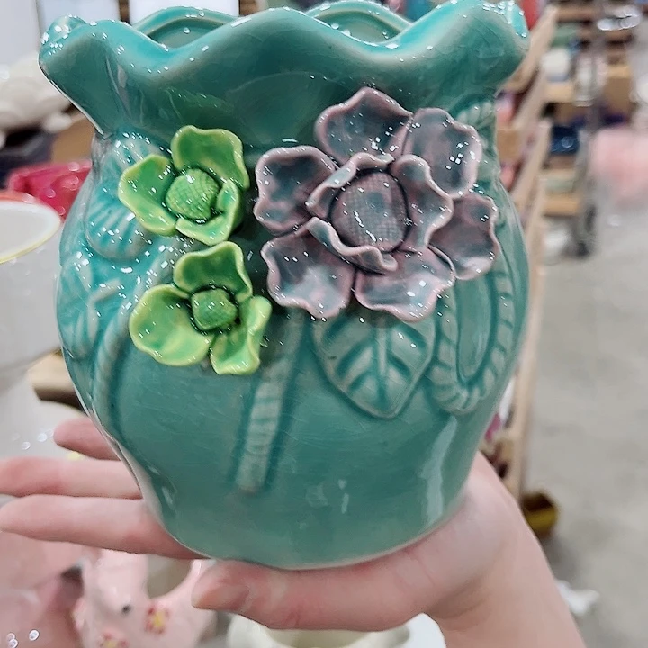 陶瓷陶瓷多肉植物花盆