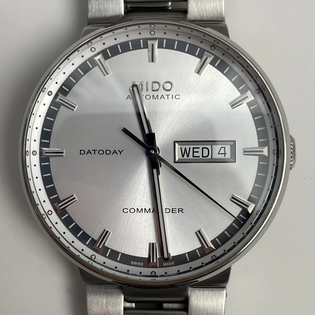 99新 Mido/美度 指挥官系列/自动机械/精钢/40mm/单表