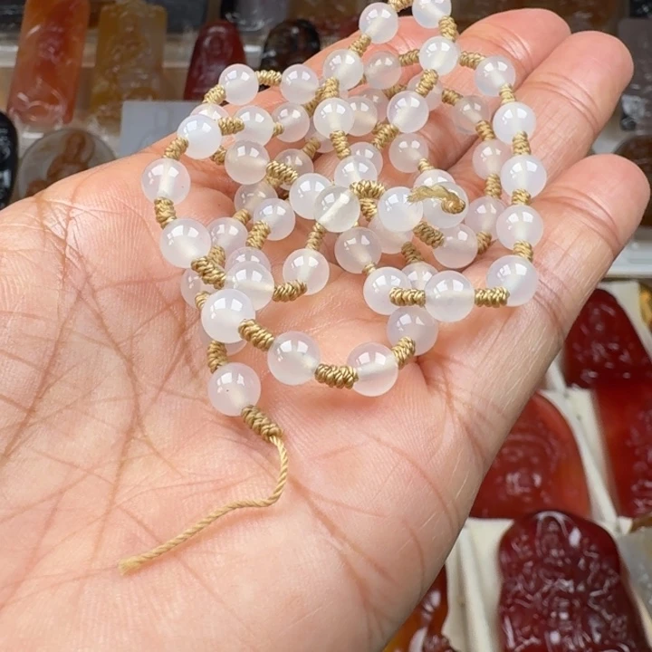 遗***月玛瑙/玉髓未镶嵌颈饰
