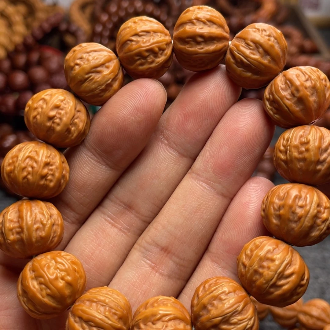 猴头核桃手串17左右京八棱