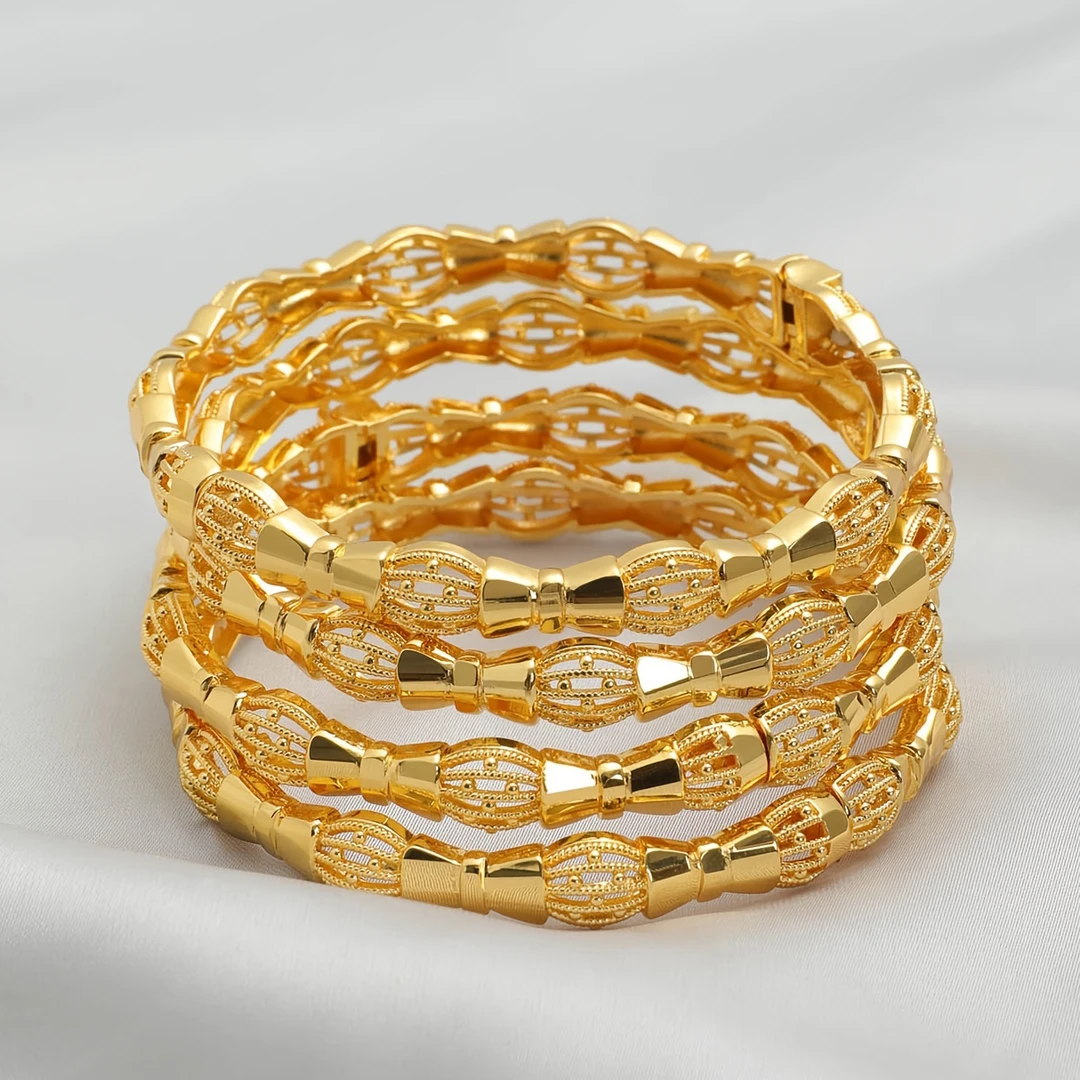 黄铜手镯 圈口可调节女轻奢风手镯通用首饰潮流欧美小众复古