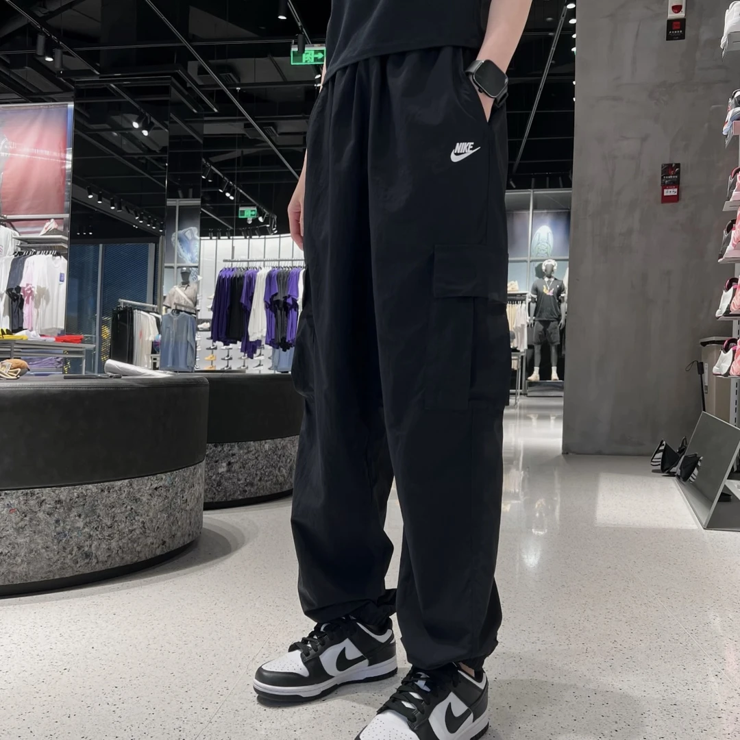 【滔搏联动】Nike耐克CLUB WVN CARGO PANT黑色中性长裤HJ1991-010