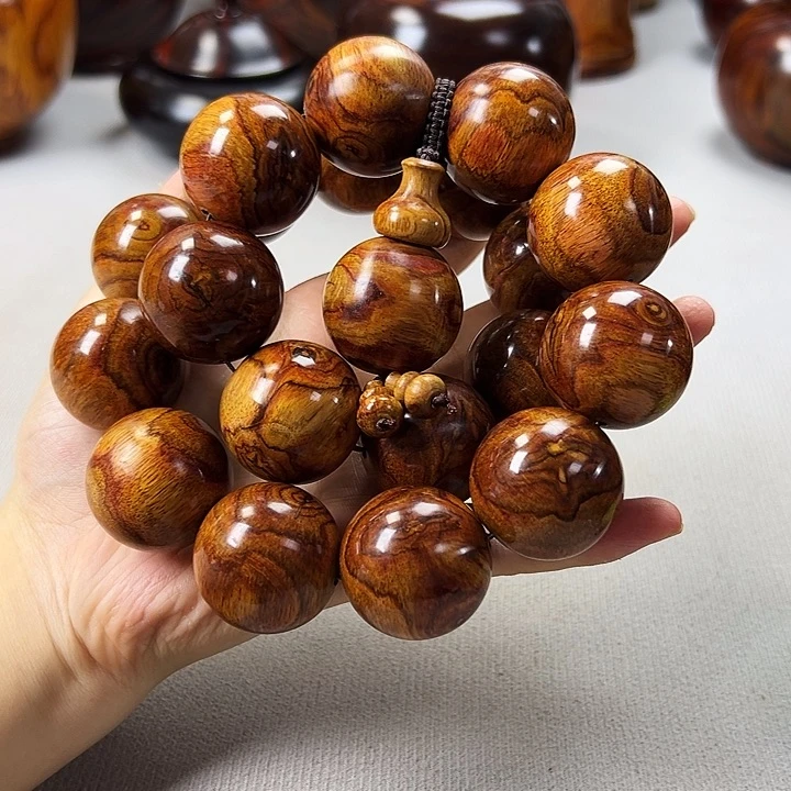 惠*越南黄花梨手持一串