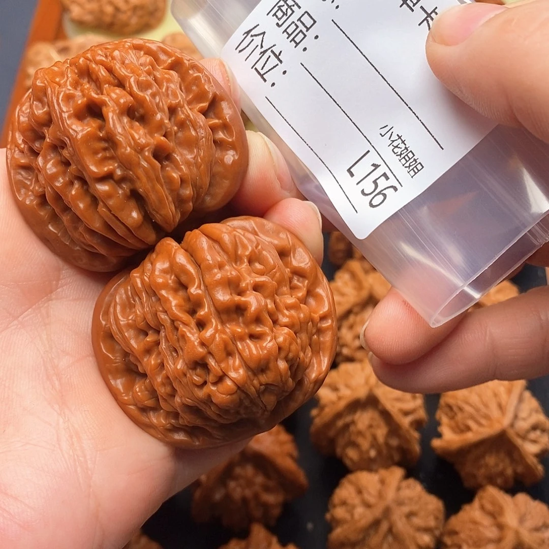 一***情把件文玩核桃43四座楼