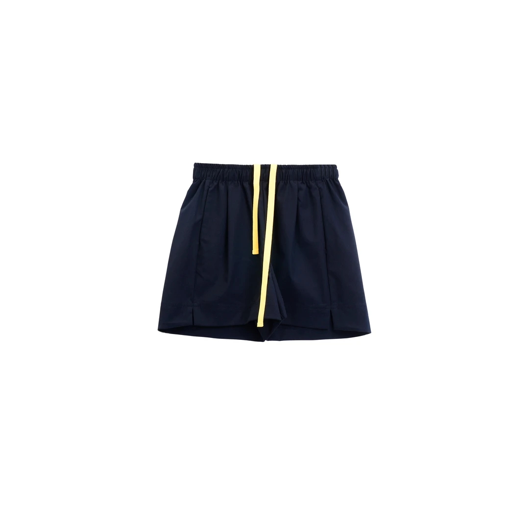 2025夏季新款宽绳撞色休闲短裤 751004