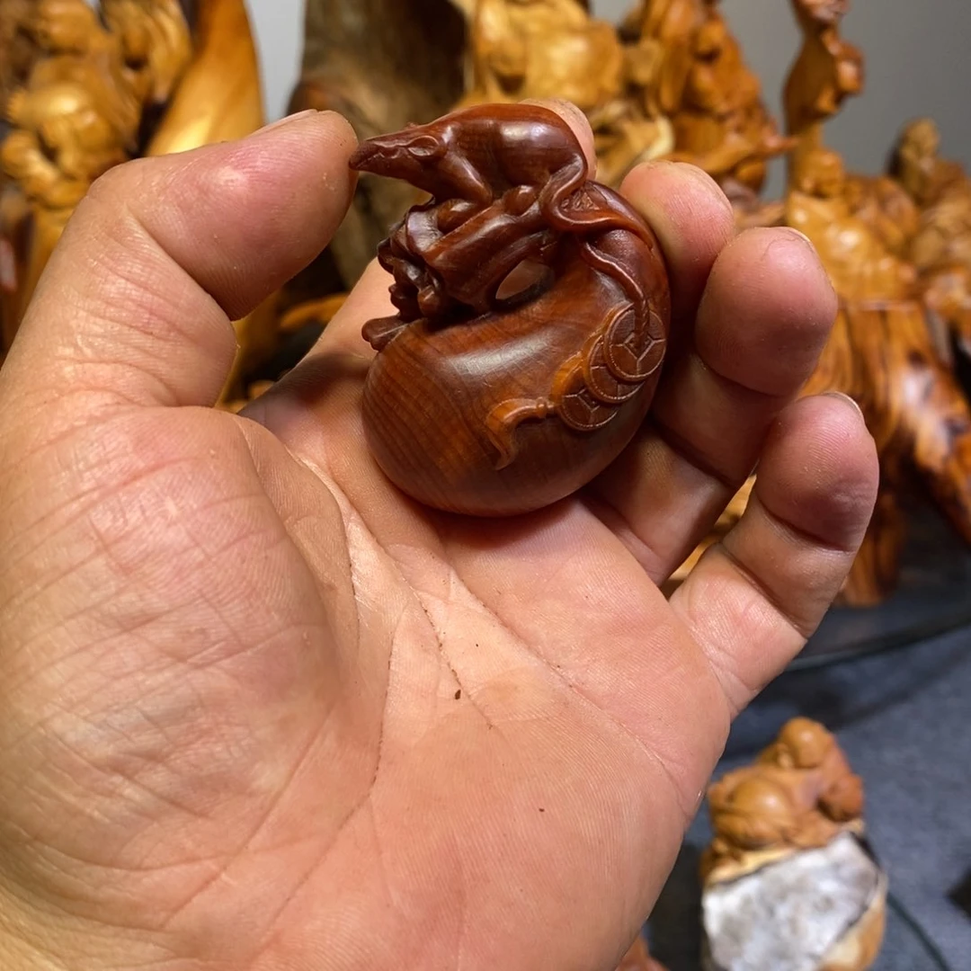 柏木（崖柏）木雕工艺品摆件家居根雕装饰