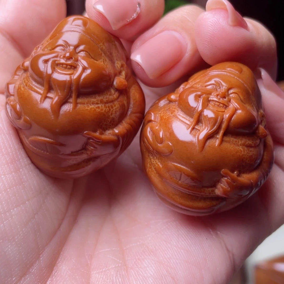 吊坠橄榄核财神手球