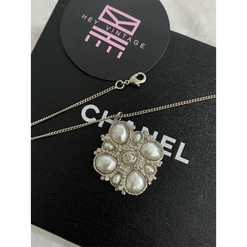 95新 Chanel/香奈儿 拜占庭异型珍珠项链 12766875
