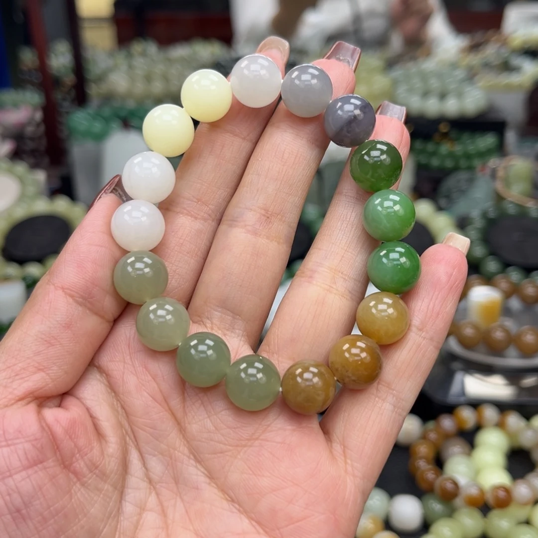 和田玉手串未镶嵌