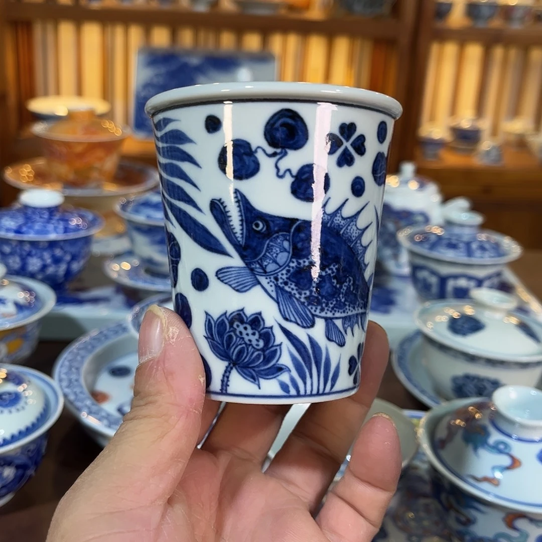 錡镇堂手工手绘杯