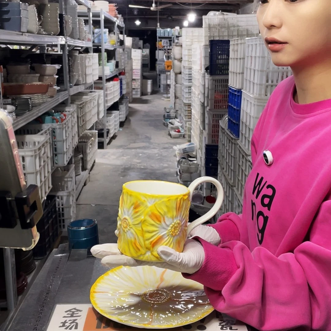 瓷片271               2杯2盘