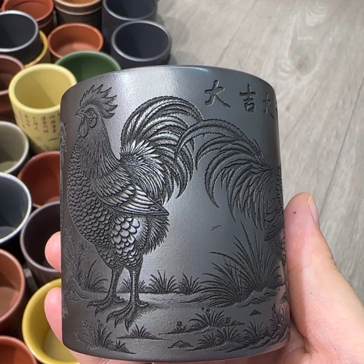 茶杯紫砂全手工紫砂