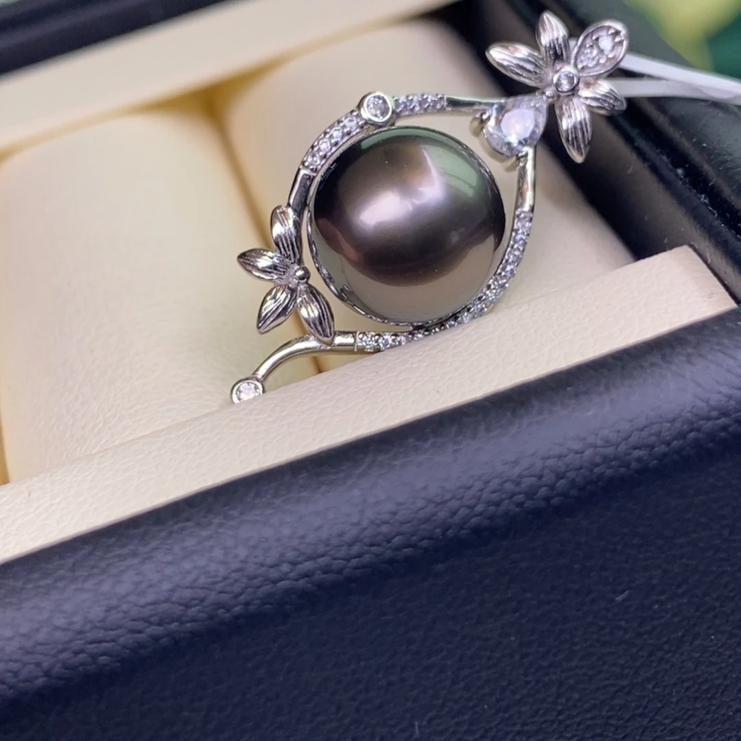 颈饰银S925镶嵌海水珍珠