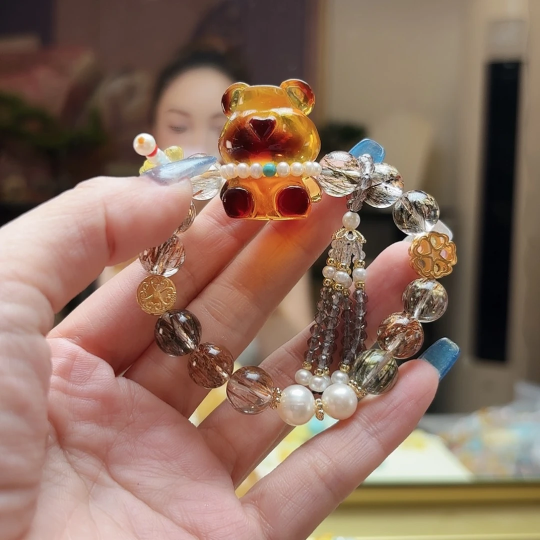 琥珀未镶嵌手镯畅*琥珀
