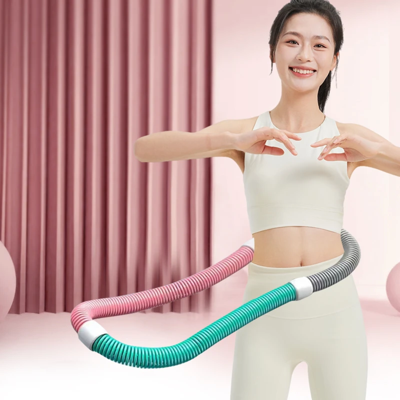 广威[送银离子护腰] 软体呼啦圈家用弹簧呼啦圈成人不伤腰锻炼圈