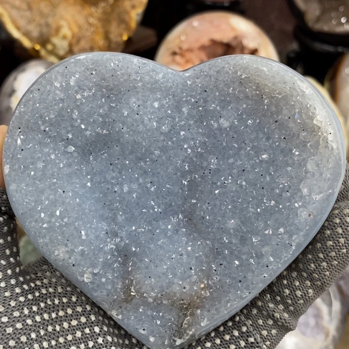 紫晶珠宝半成品未镶嵌