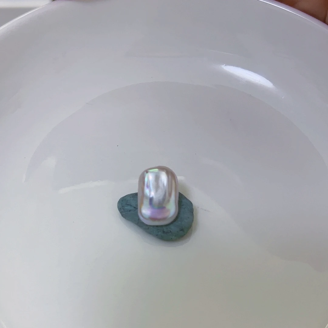 姗***姗淡水珍珠银S925镶嵌吊坠(不含链)