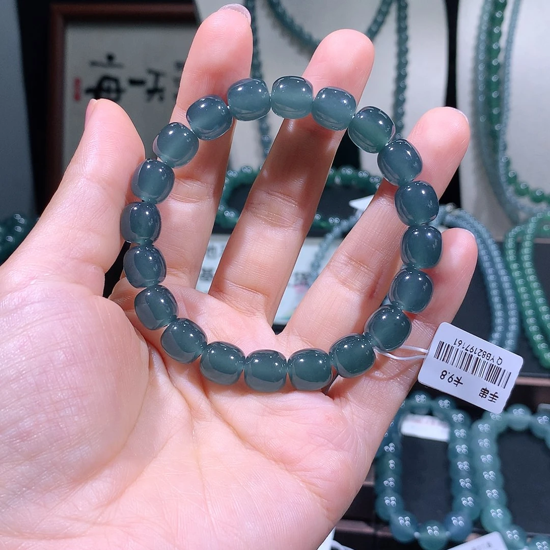 未镶嵌手链翡翠?****?天然a货翡翠手串
