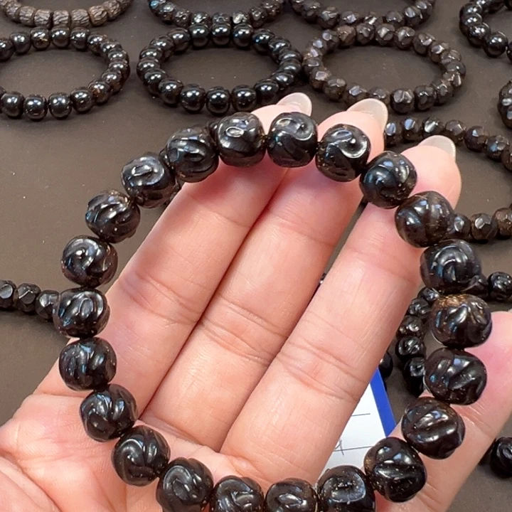 沉***金手串椰蒂10x9乱山一物一图椰蒂