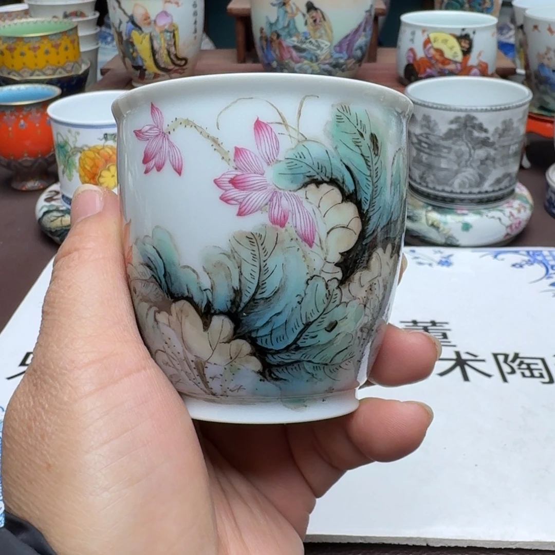 景德镇手工手绘展示