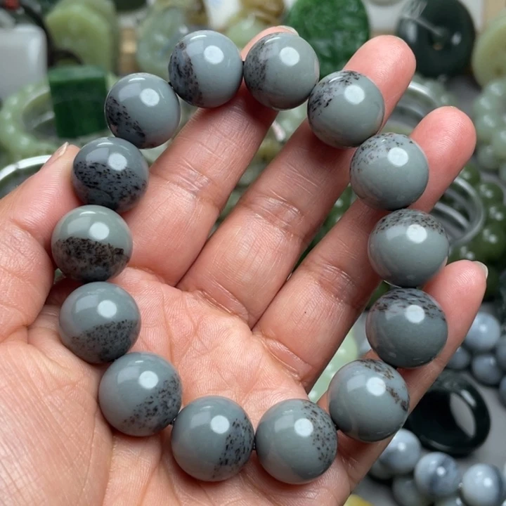 和田玉未镶嵌手链