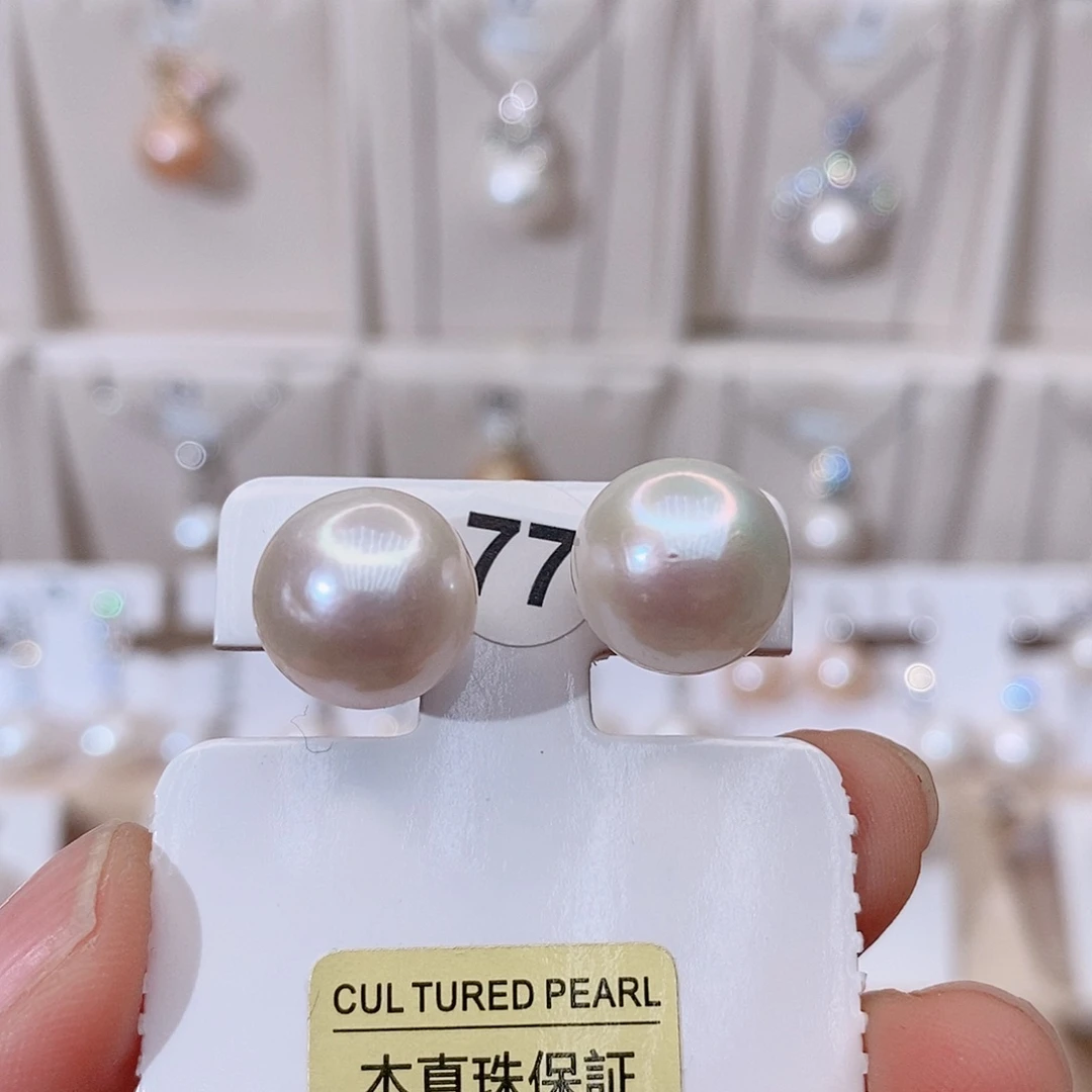 颈饰银S925镶嵌淡水珍珠