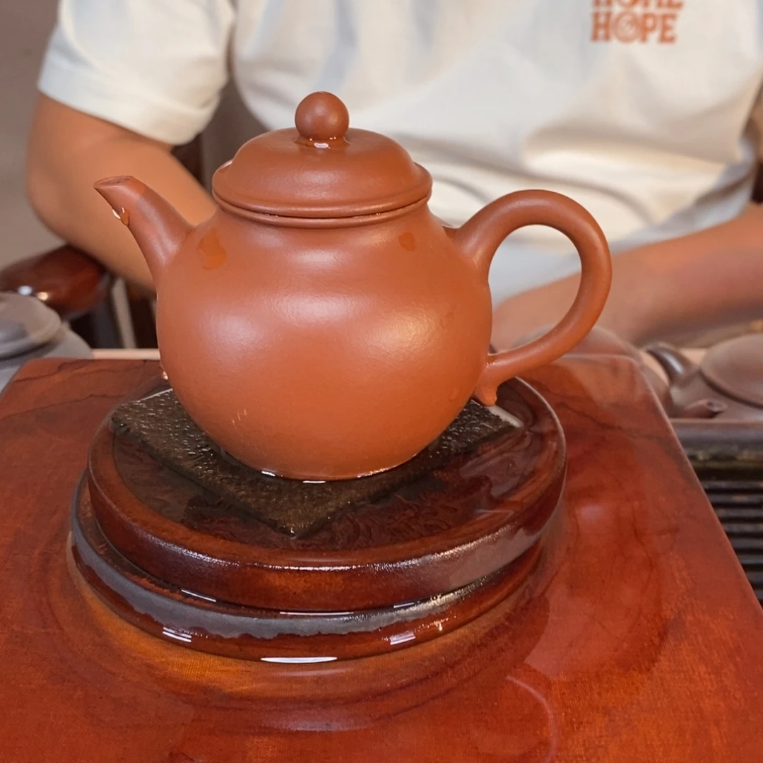 茶壶紫砂高端160cc红泥茶具