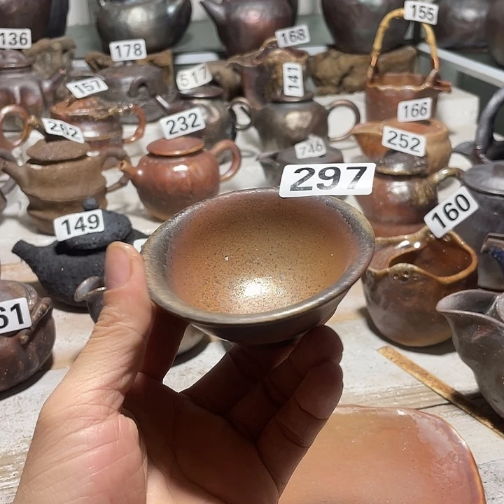 纯手工柴烧茶具精品297
