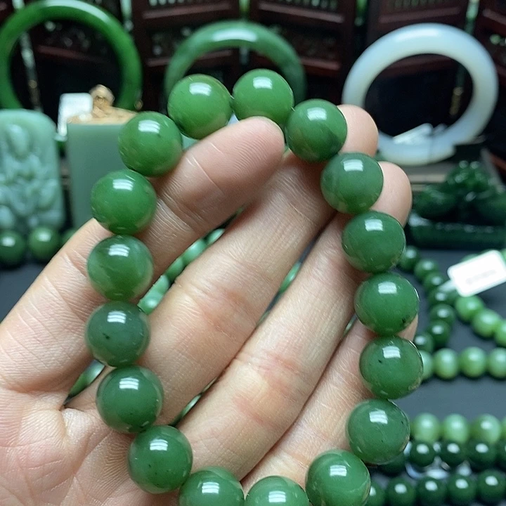 和田玉手串未镶嵌
