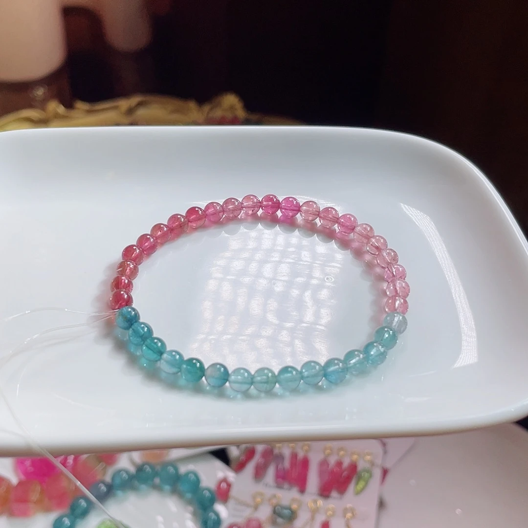 碧玺手链未镶嵌5mm左右