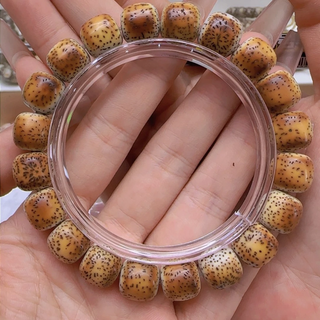 星月菩提手串29高端火烧云星月菩提1.1桶单圈